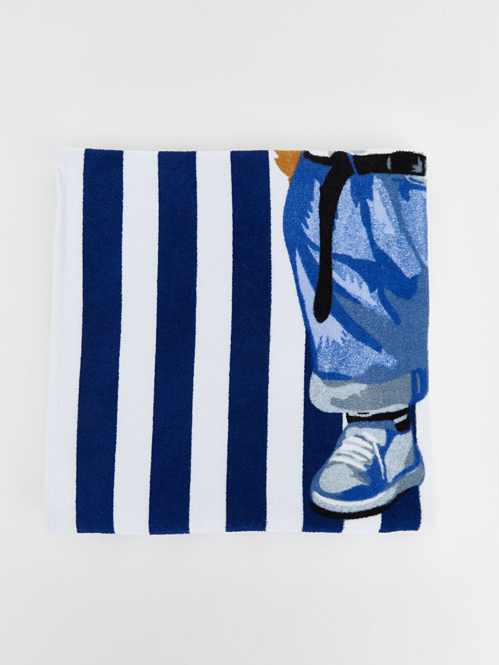 Karışık Ayı Teddy Baskılı Plaj Havlusu 70x150 cm-3