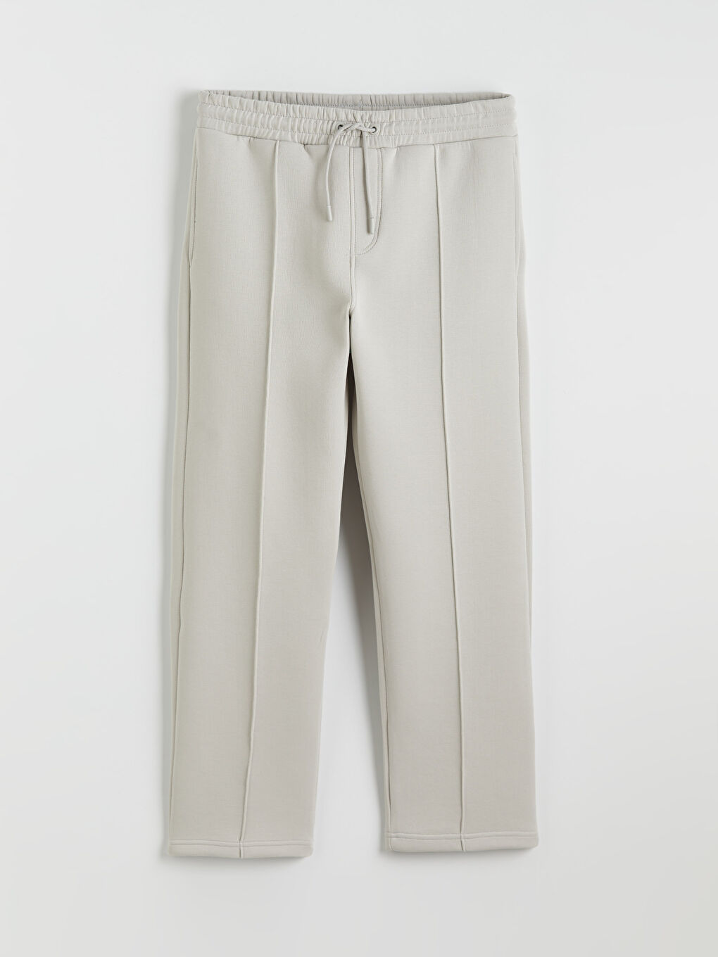 Gri Loose Fit Erkek Eşofman Altı-4