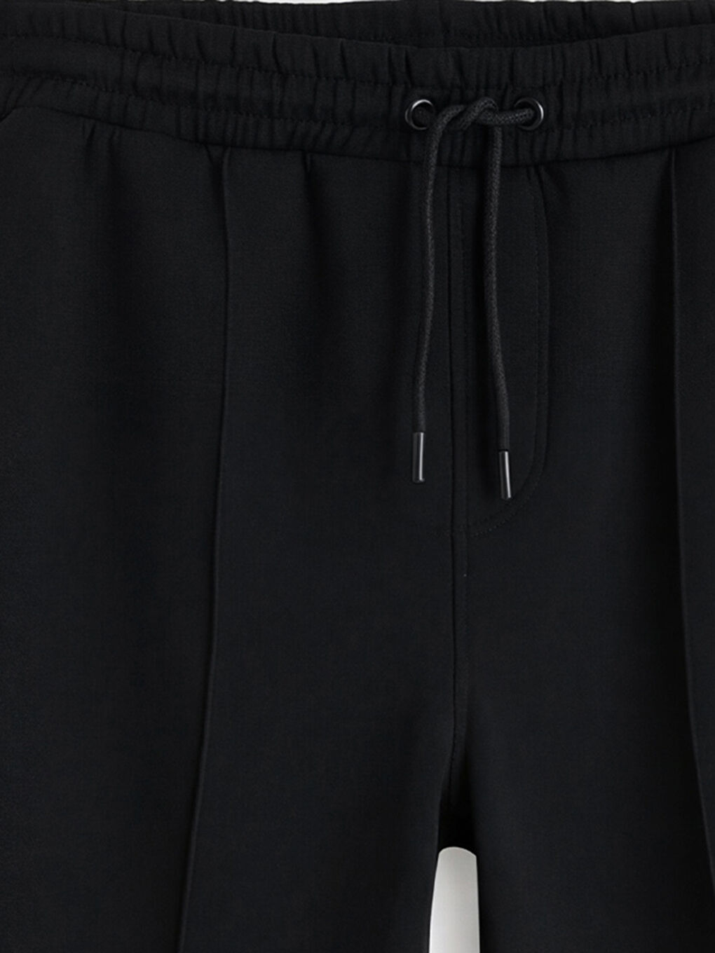 Siyah Loose Fit Erkek Eşofman Altı-2