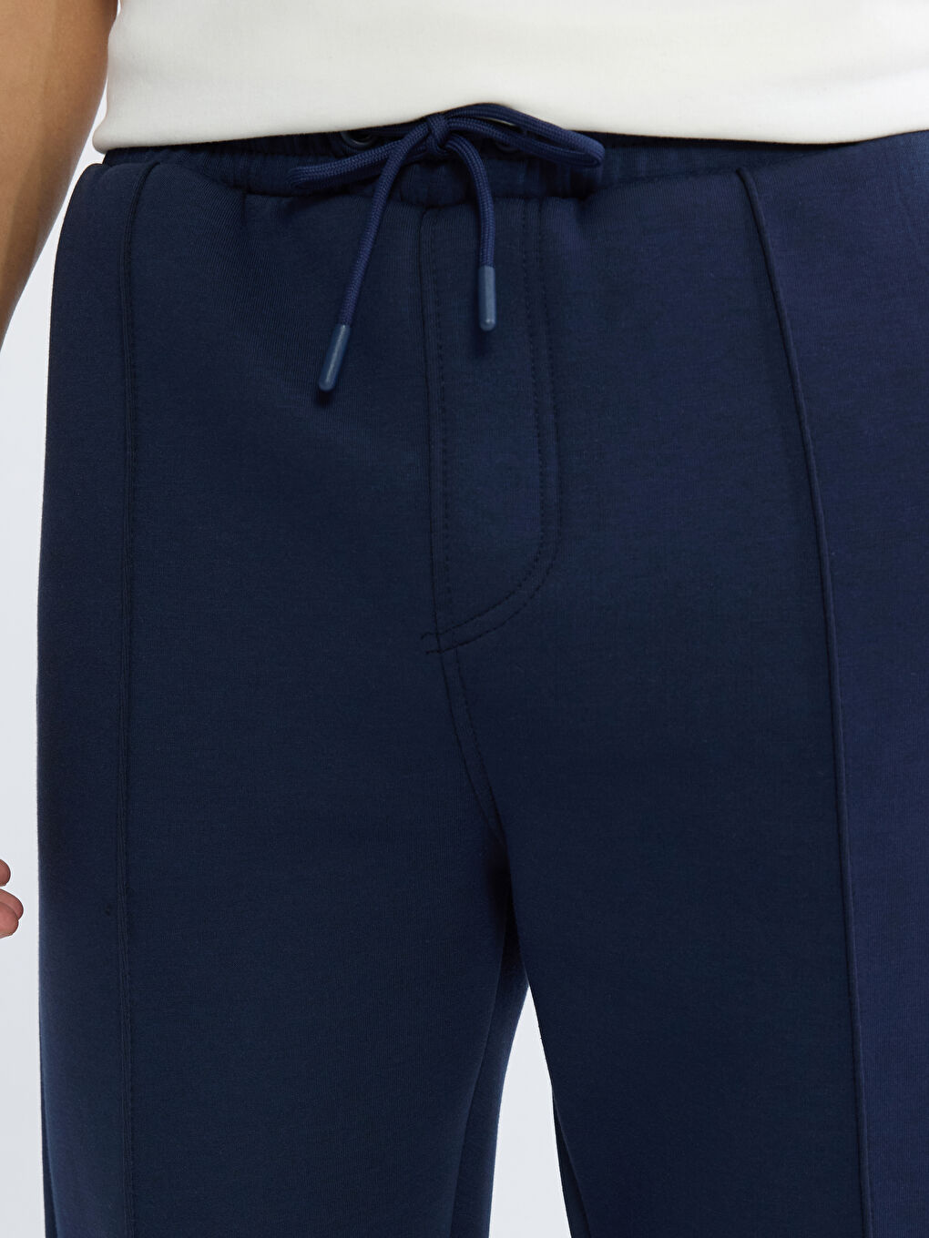 Lacivert Loose Fit Erkek Eşofman Altı-2