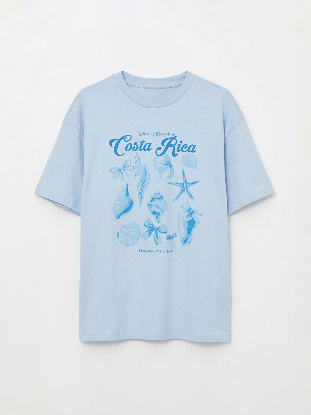 Girls' Crew Neck Printed T-Shirt
