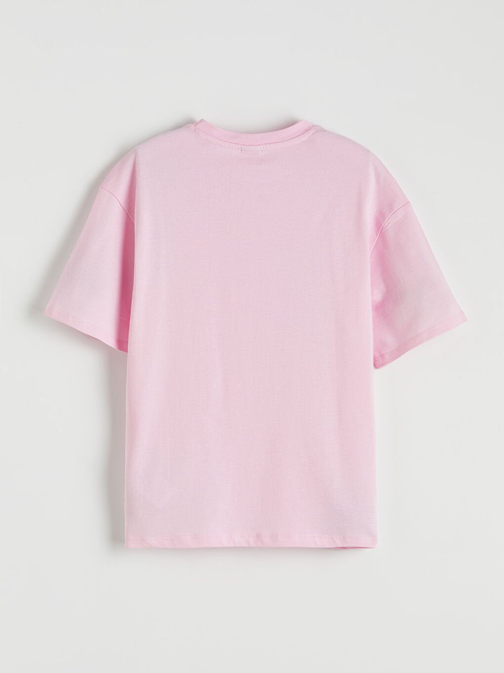 Crew Neck Printed Girl's T-Shirt-1