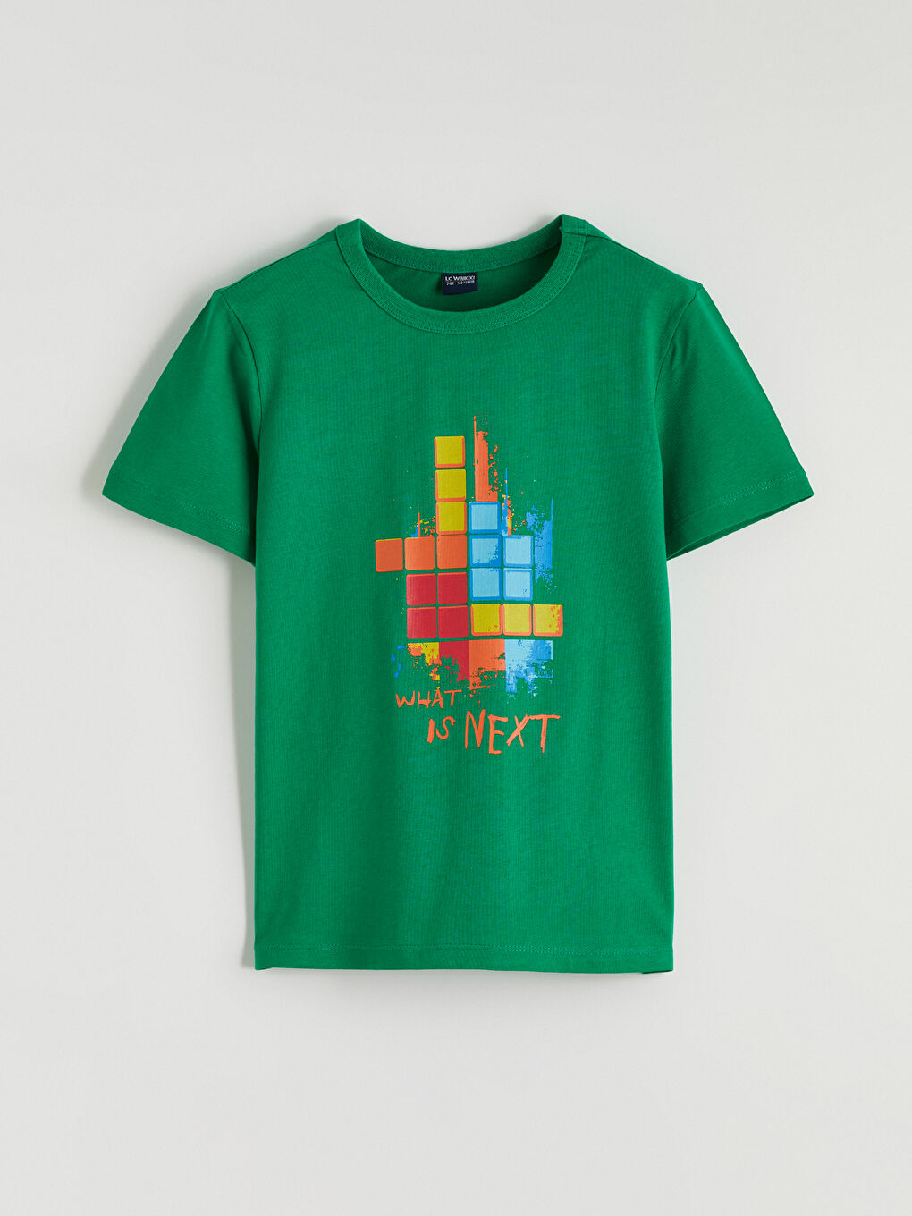 Crew Neck Printed Boys' T-Shirt