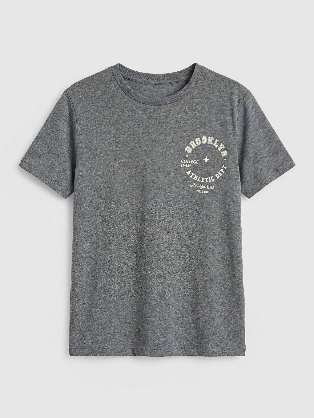 Antrasit Baskılı Erkek Çocuk Tişört