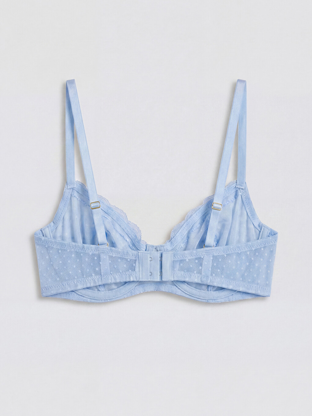 Wired Non Padded Polka Dot T-Shirt Bra-1