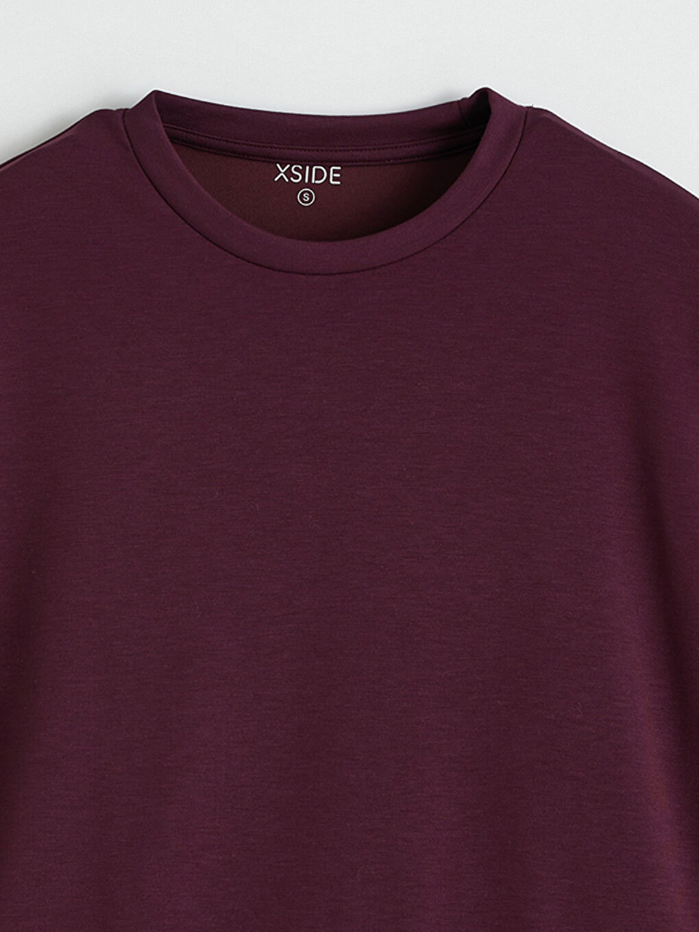 Mürdüm Bisiklet Yaka Kadın Sweatshirt-1