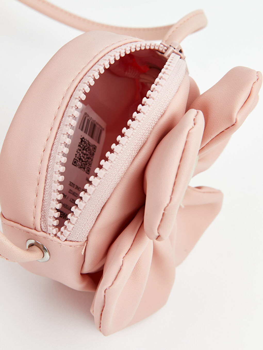 Pembe Çiçek Figürlü Kız Çocuk Omuz Çantası-2