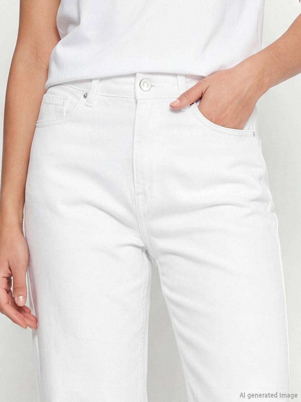 جينز أبيض نساء-2
