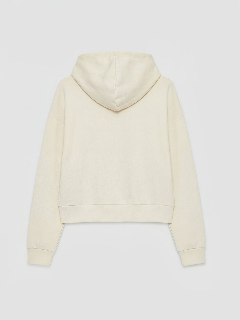 Sarı Modal Karışımlı Kadın Fermuarlı Sweatshirt-1