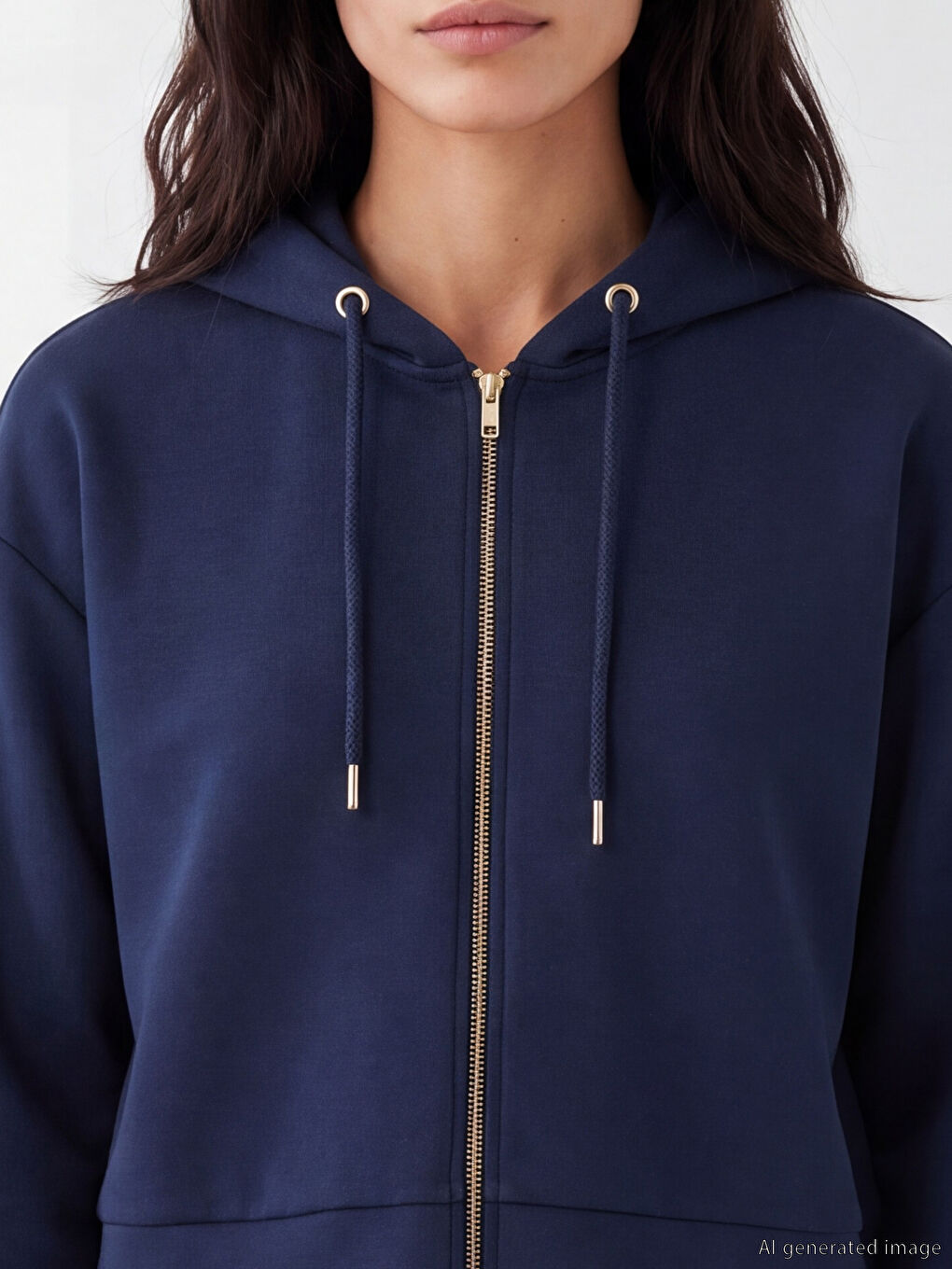 Hooded Women's Zip-Up Sweatshirt-2