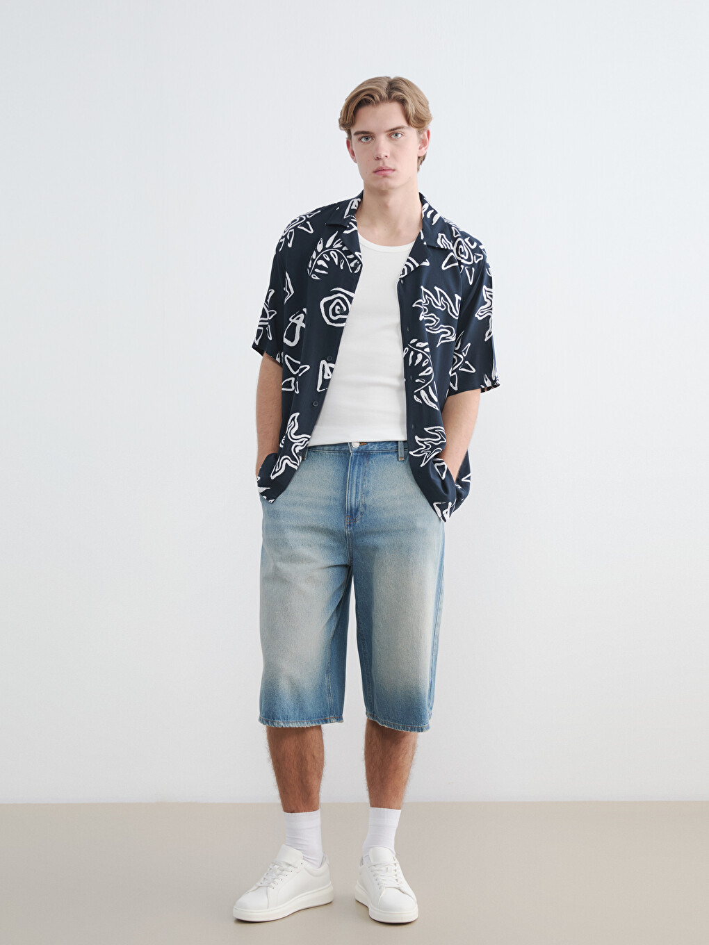 Man Navy Shirt-1