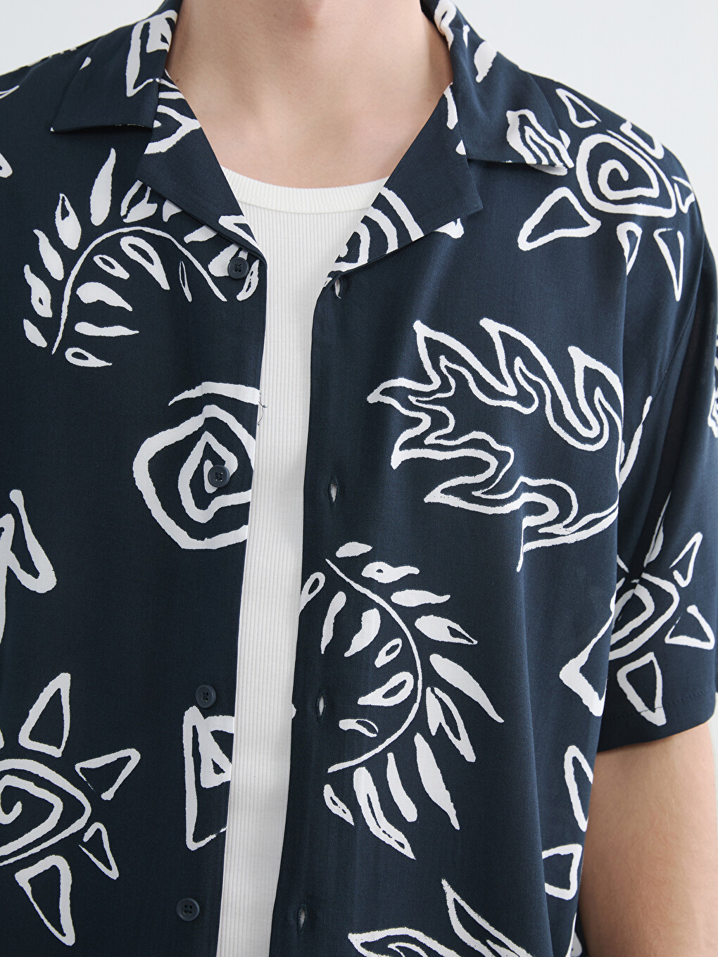 Man Navy Shirt-2