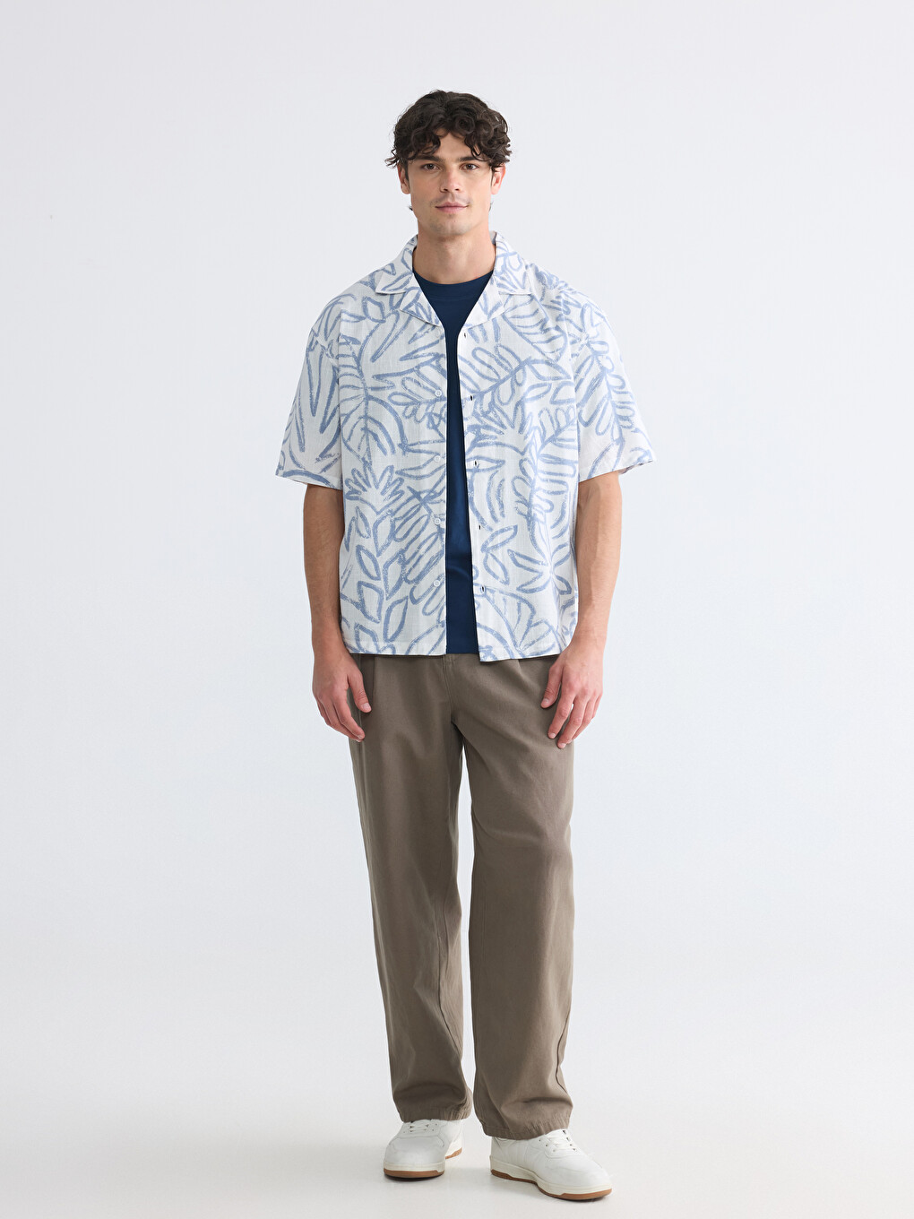 Man Green Shirt-1