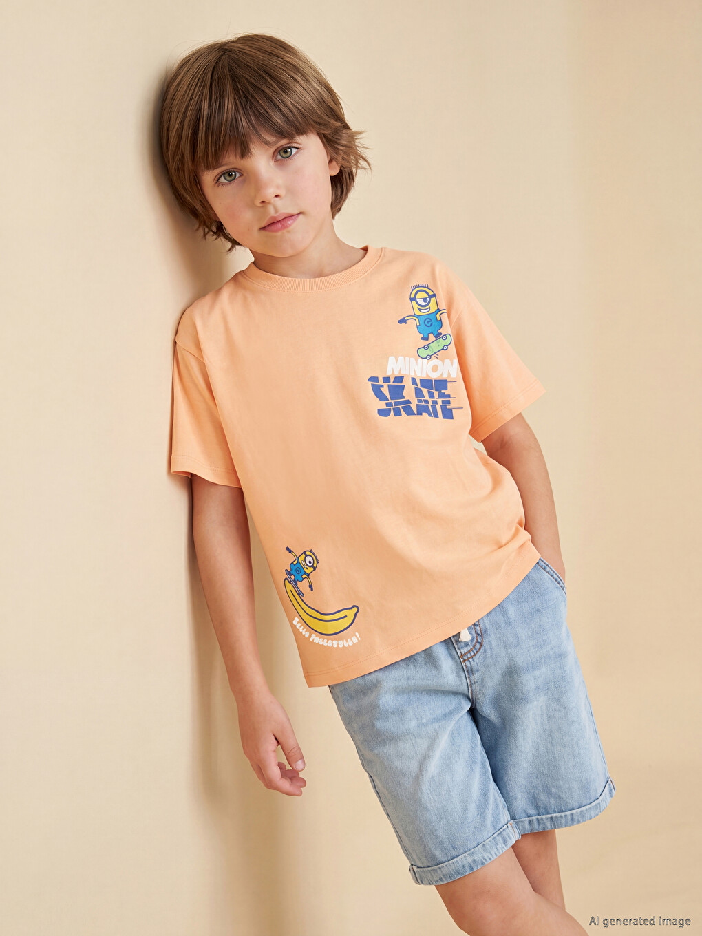 Boys' Minions Printed T-Shirt