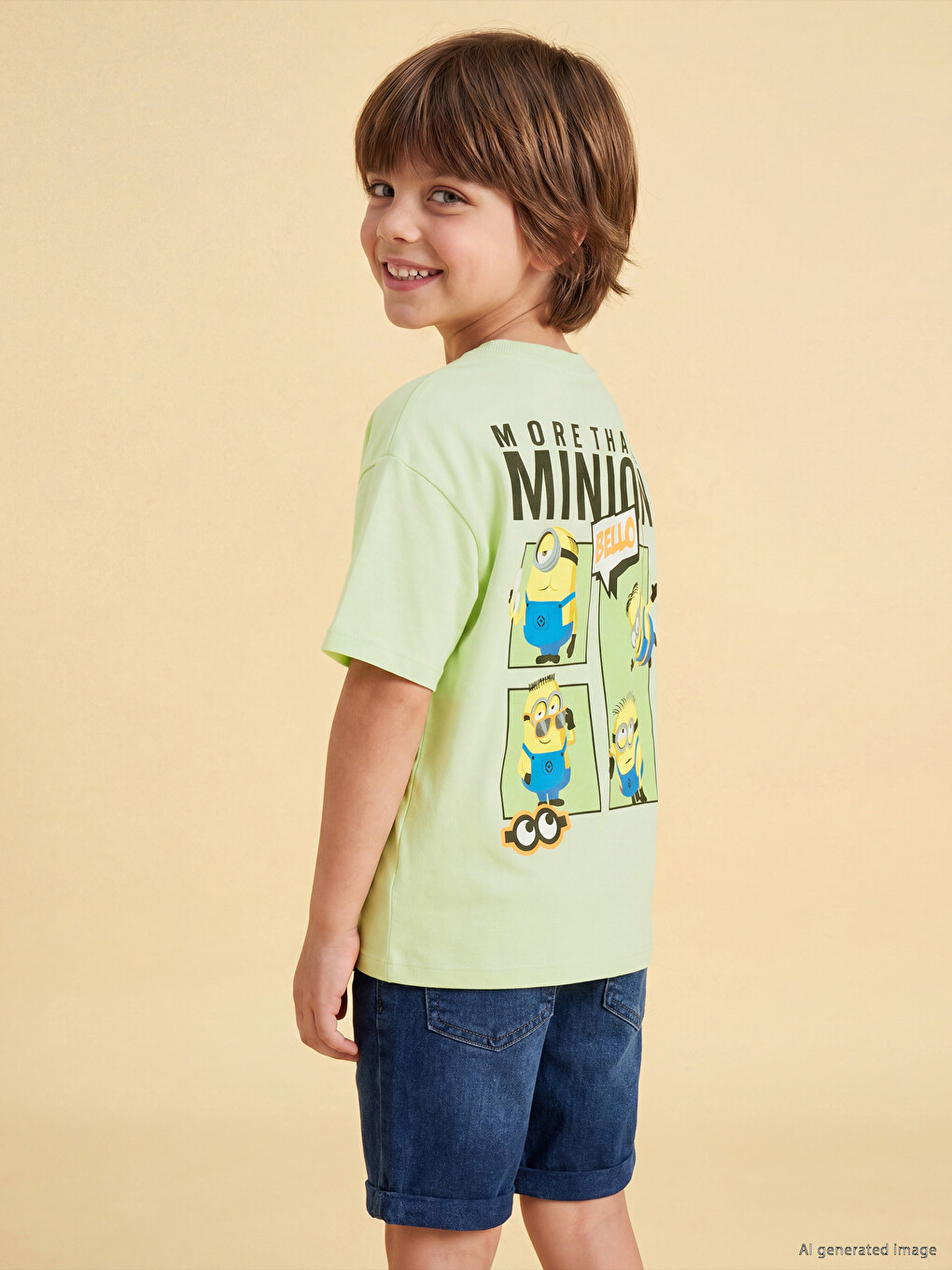 Majica s okruglim izrezom i printom Minionsa za dječake-2