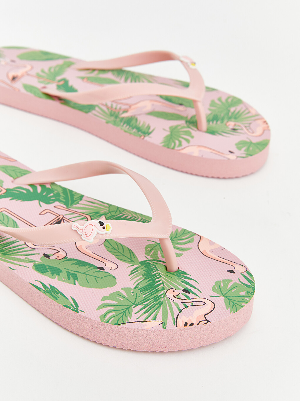 Flamingo Printed Women's Flip Flops-4