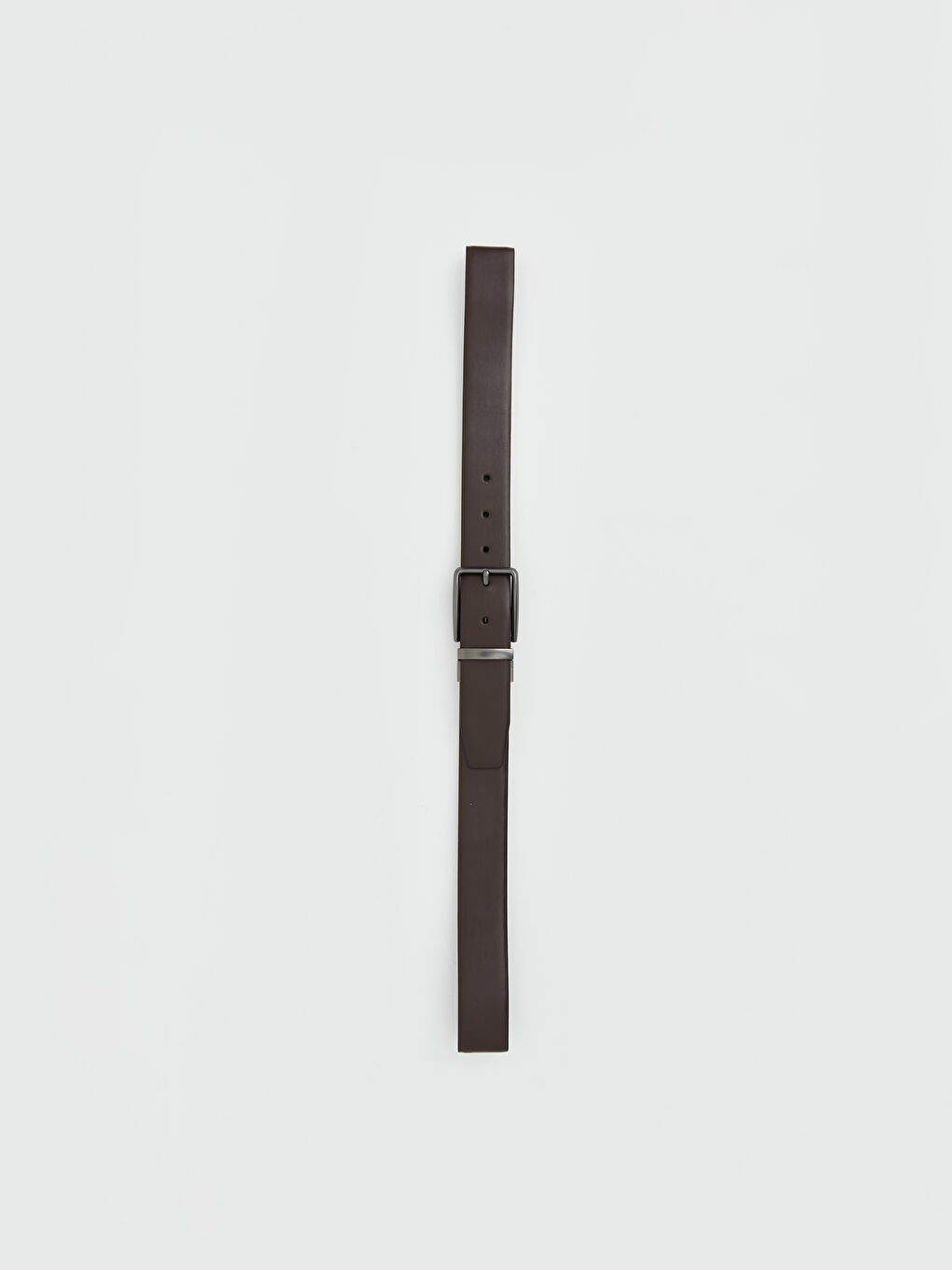 Deri Görünümlü Çift Taraflı Erkek Kemer -3