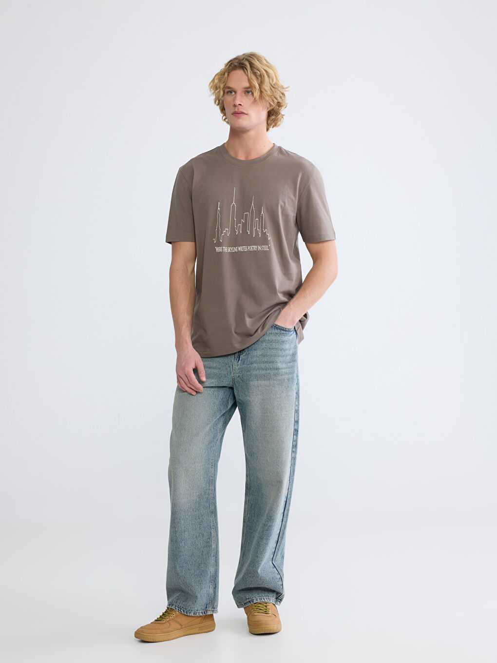 Man BROWN T-Shirt-1