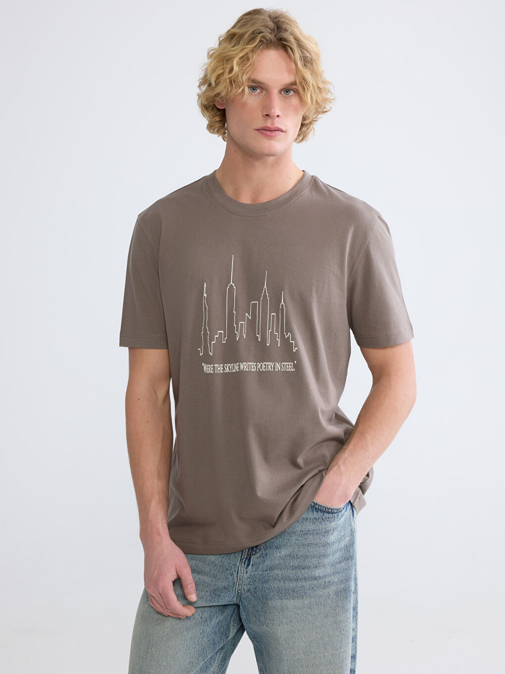 Man BROWN T-Shirt-2
