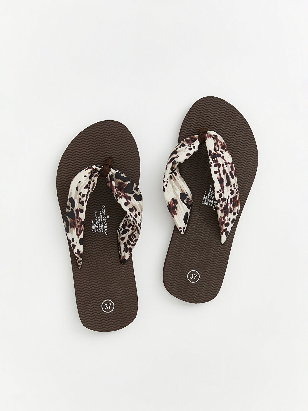 Women's Printed Flip Flops-2