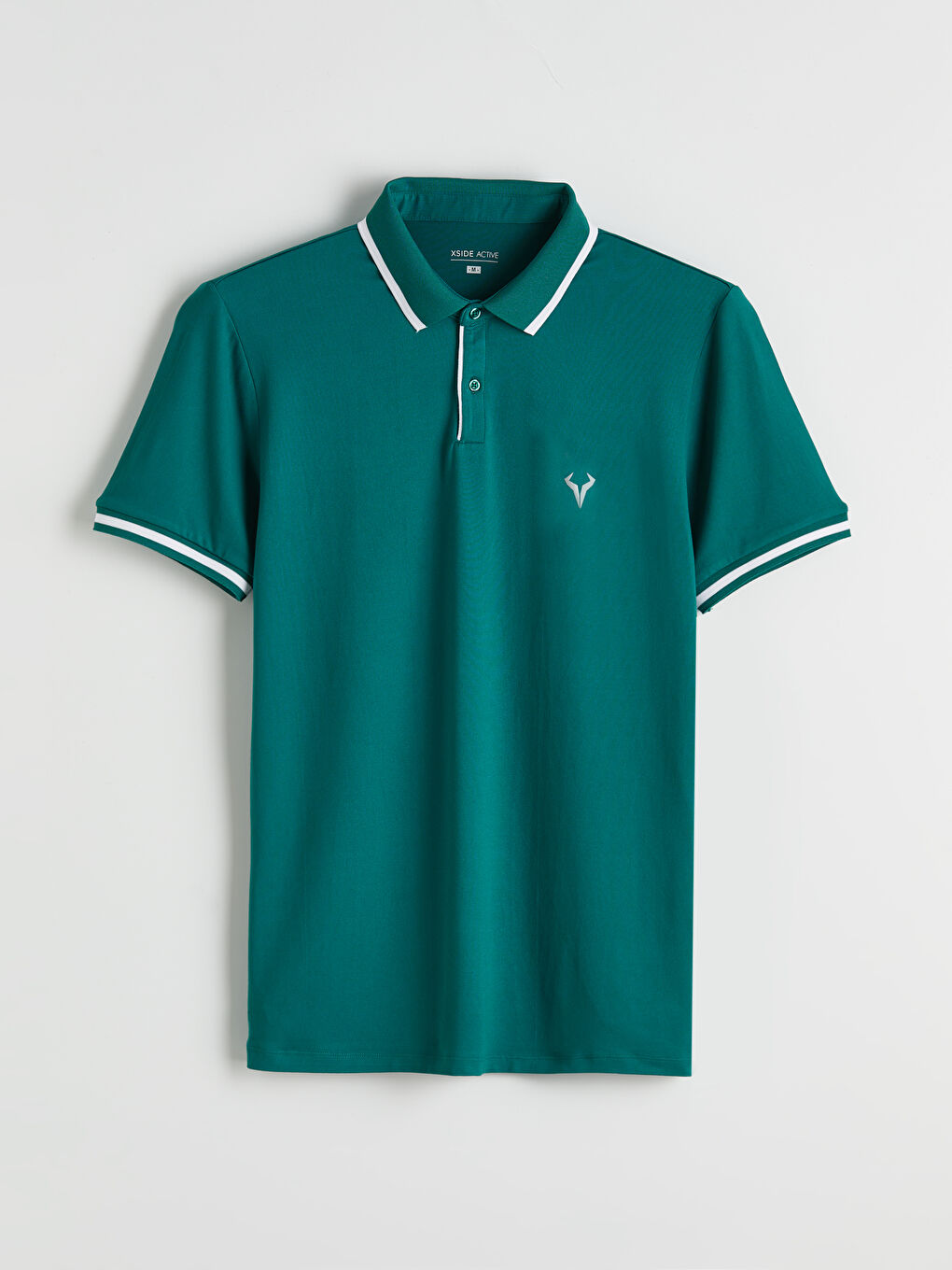 Yeşil Slim Fit Erkek Polo Yaka Tişört-4