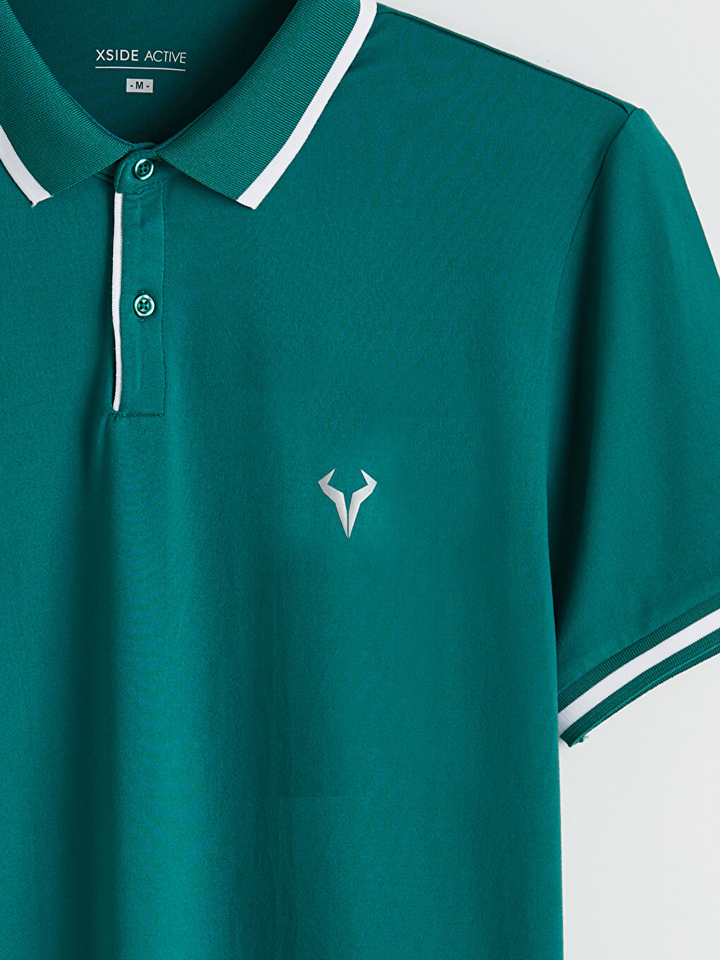 Yeşil Slim Fit Erkek Polo Yaka Tişört-5