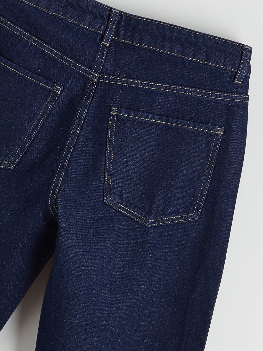 İndigo Wideleg Kadın Jean Pantolon	-5