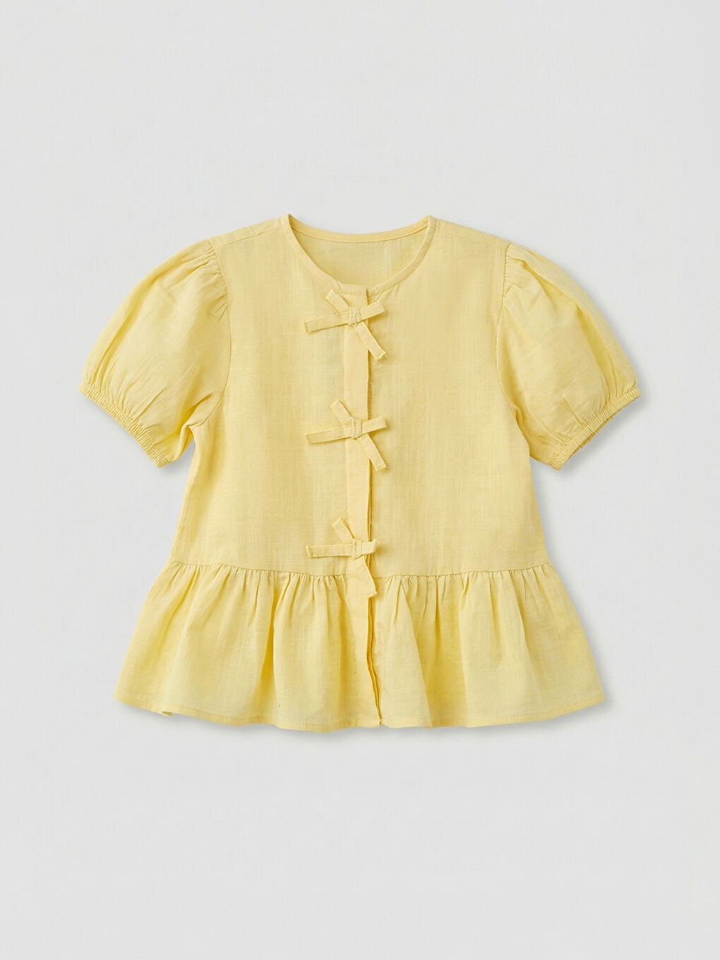 طقم أصفر فتاة-1