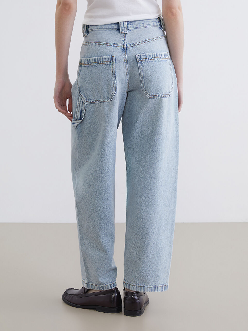 Mavi Balloon Fit Kadın Jean Pantolon-3