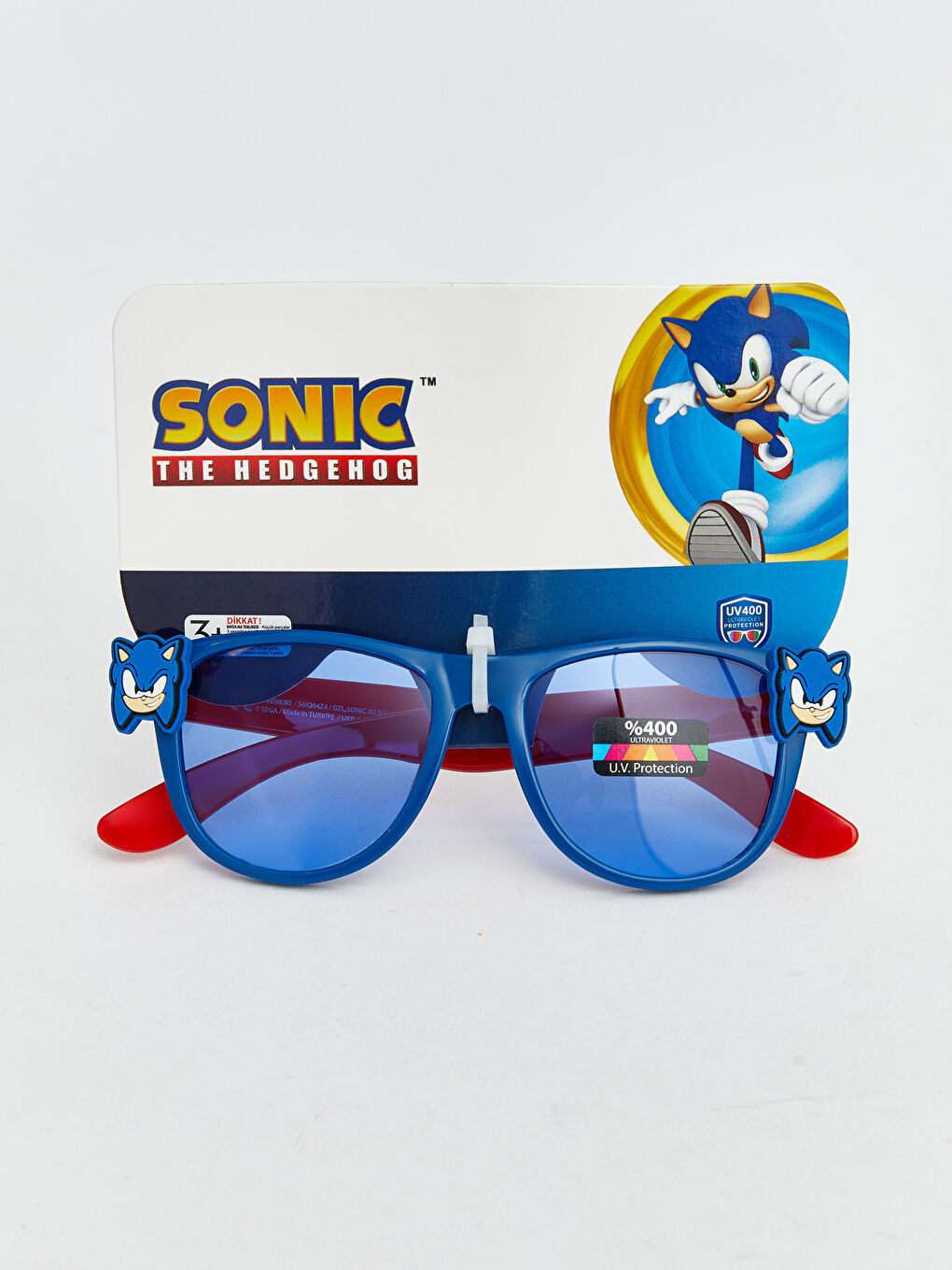Karışık Sonic Baskılı Erkek Çocuk Güneş Gözlüğü