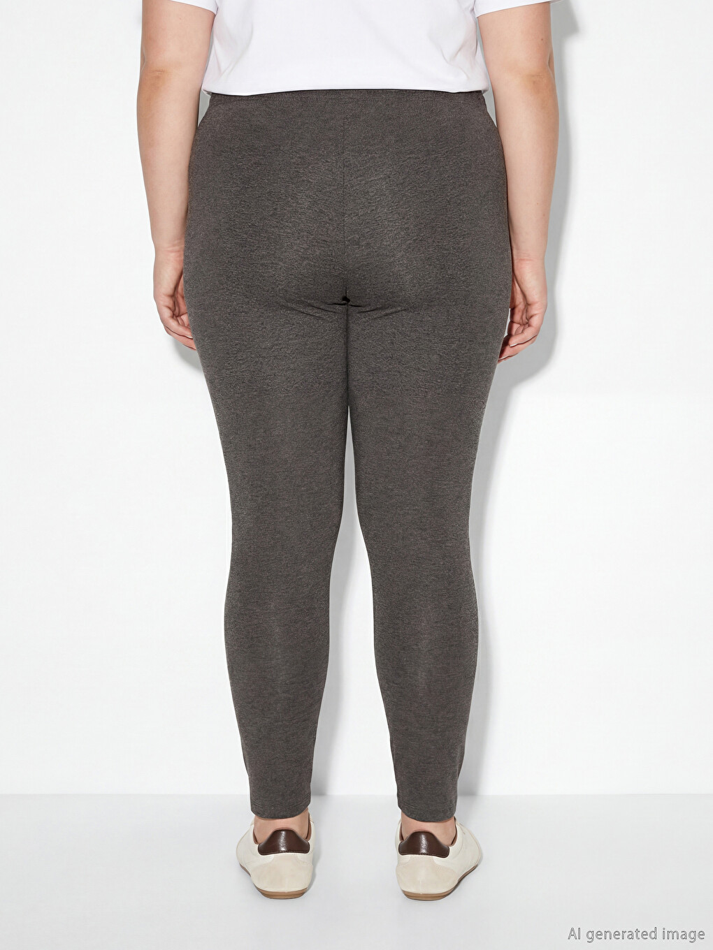 Leggings Gris Femme-3