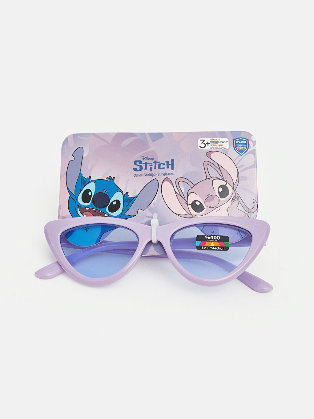 Karışık Stitch Baskılı Kız Çocuk Güneş Gözlüğü