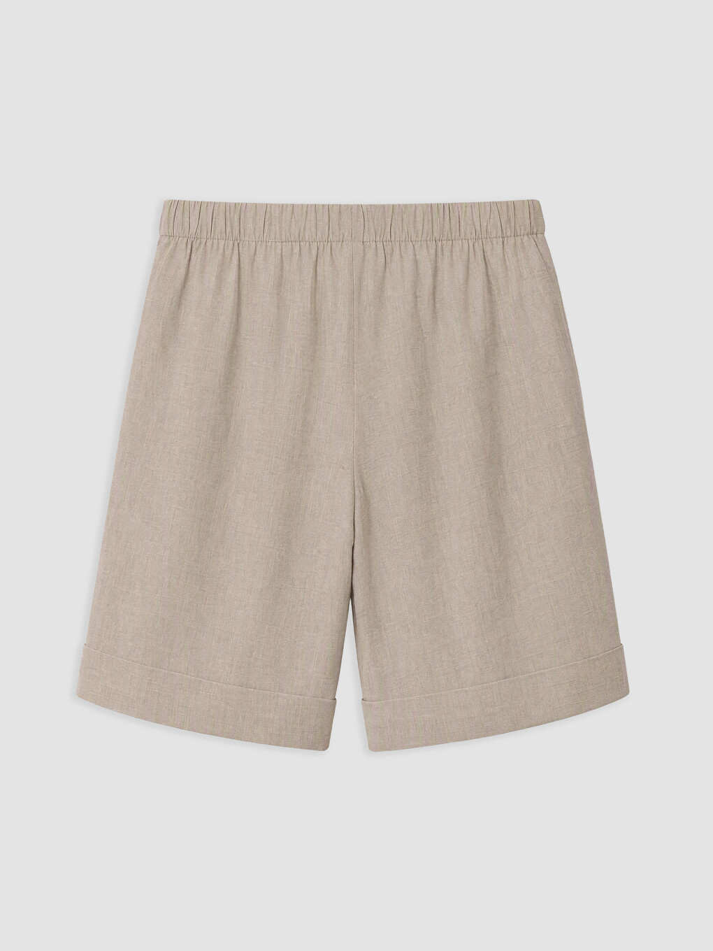 Woman Beige Shorts-1