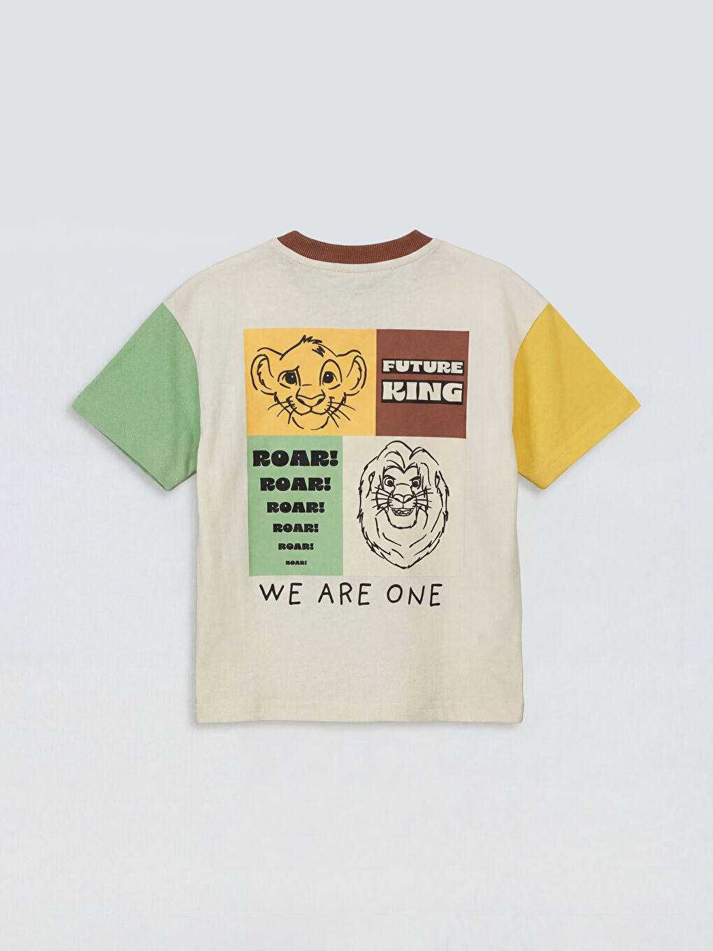 طقم أولادي مطبوع الأسد الملك-1