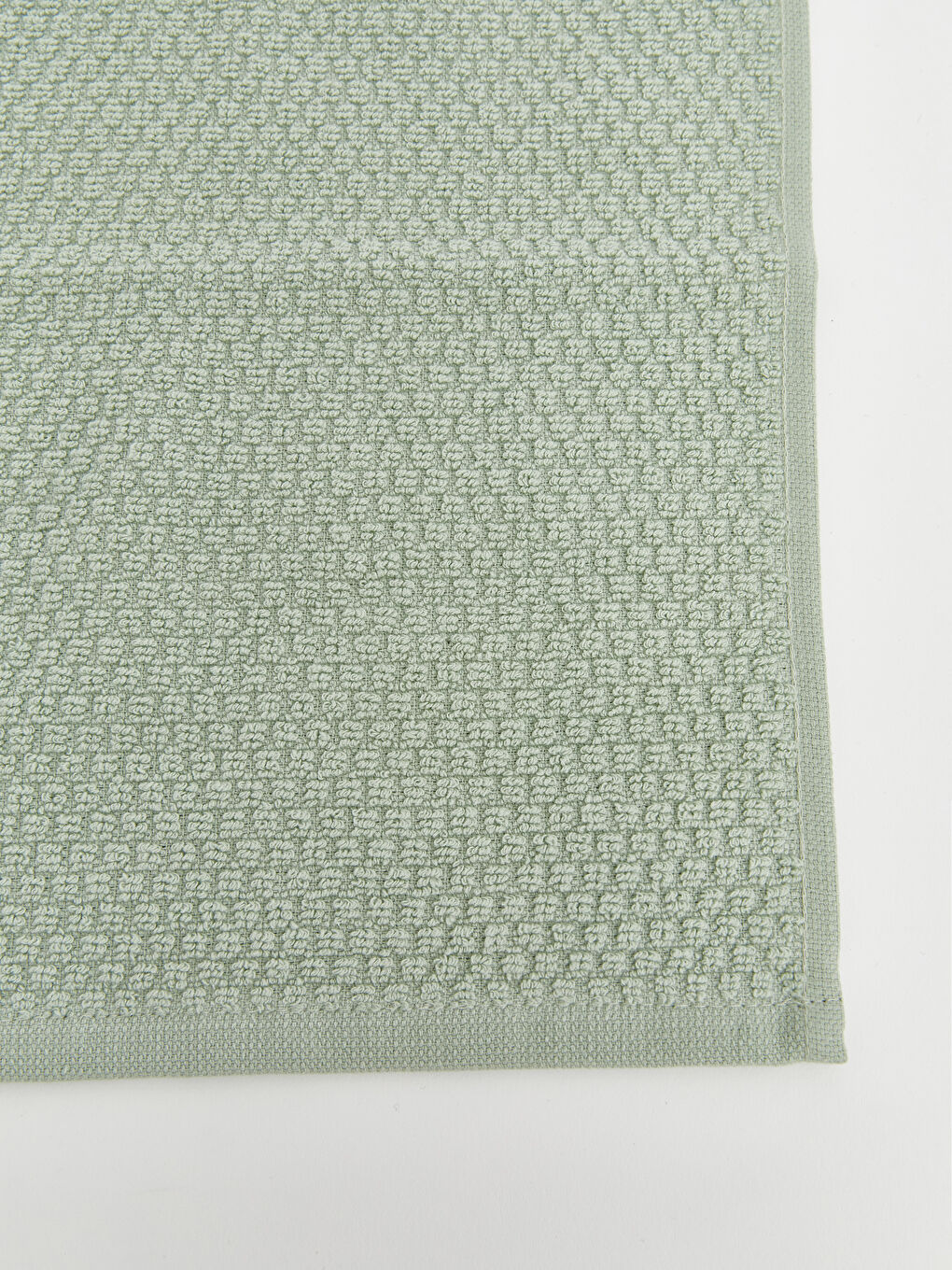 Yeşil Pamuklu Yüz Havlusu 3'lü 50x80 Cm-3