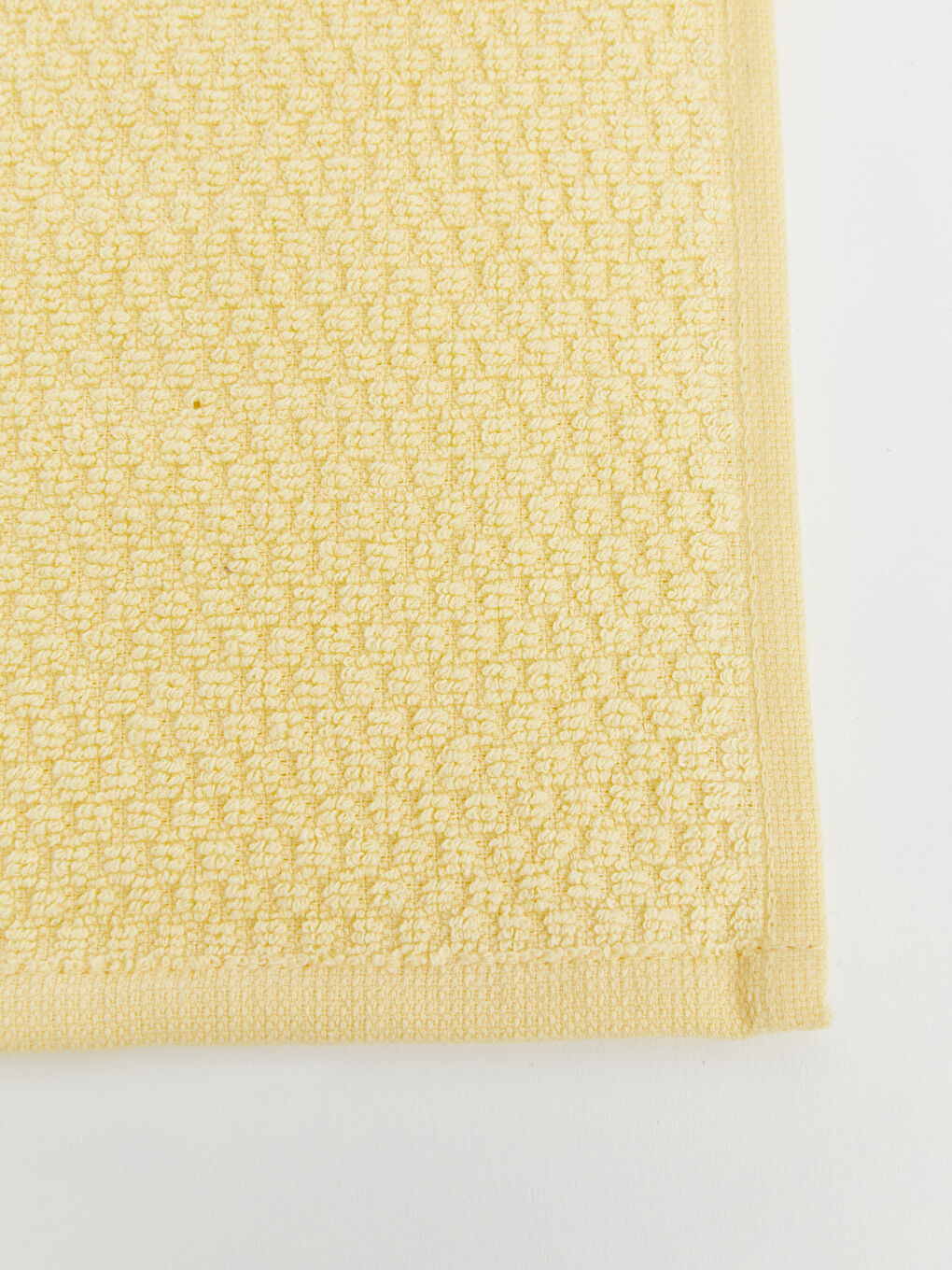 Sarı Pamuklu Yüz Havlusu 3'lü 50x80 Cm-3