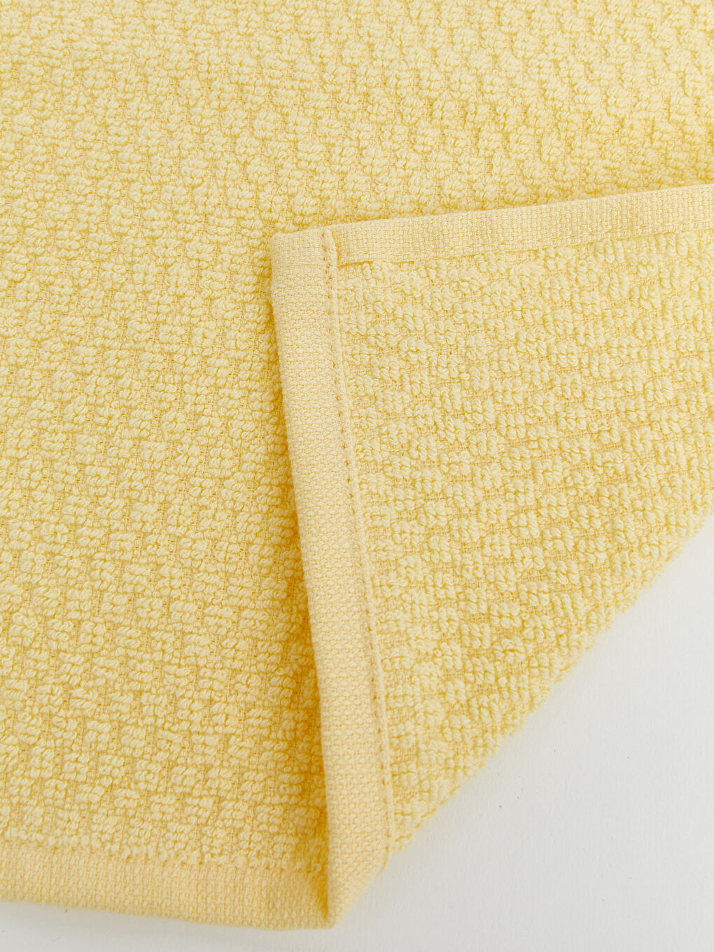 Sarı Pamuklu Yüz Havlusu 3'lü 50x80 Cm-4