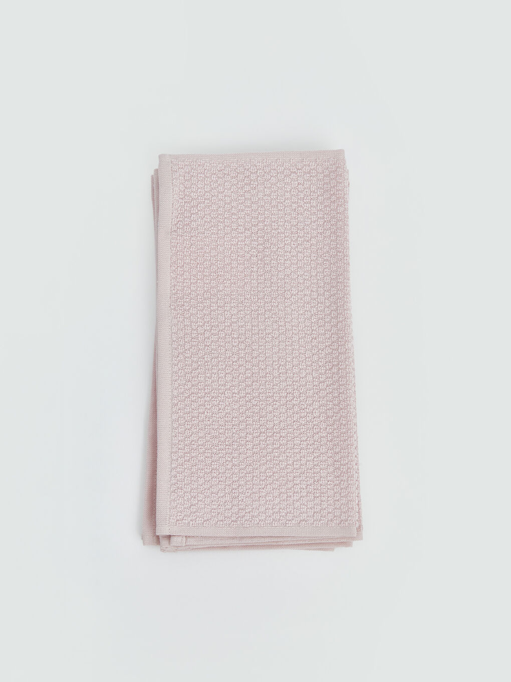 Pembe Pamuklu Yüz Havlusu 3'lü 50x80 Cm-2