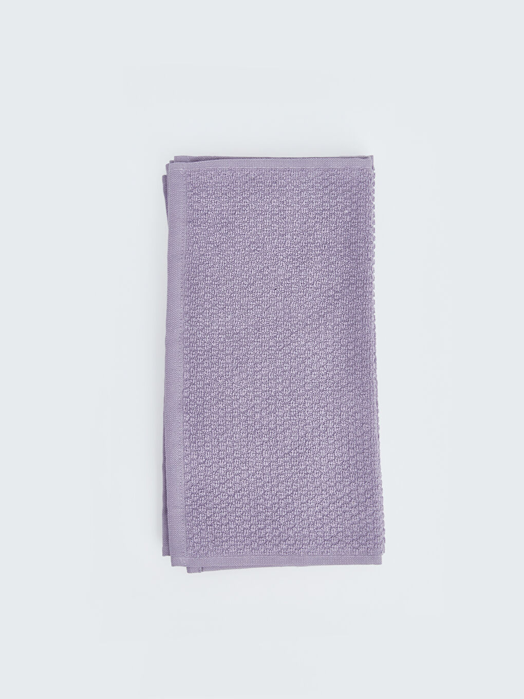 Lila Pamuklu Yüz Havlusu 3'lü 50x80 Cm-1