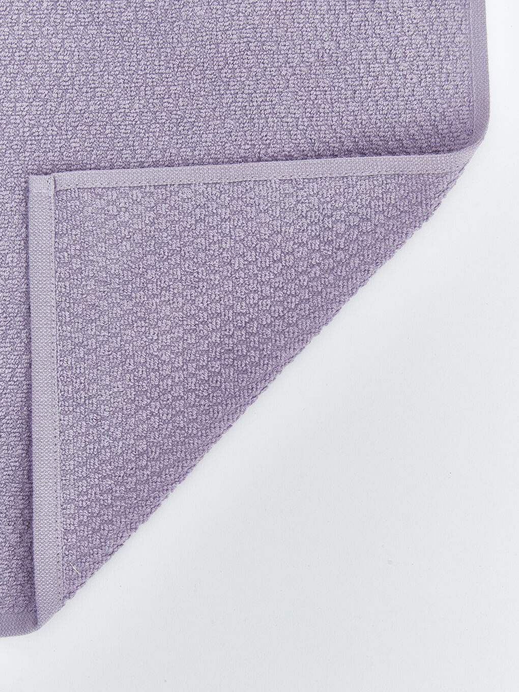 Lila Pamuklu Yüz Havlusu 3'lü 50x80 Cm-3