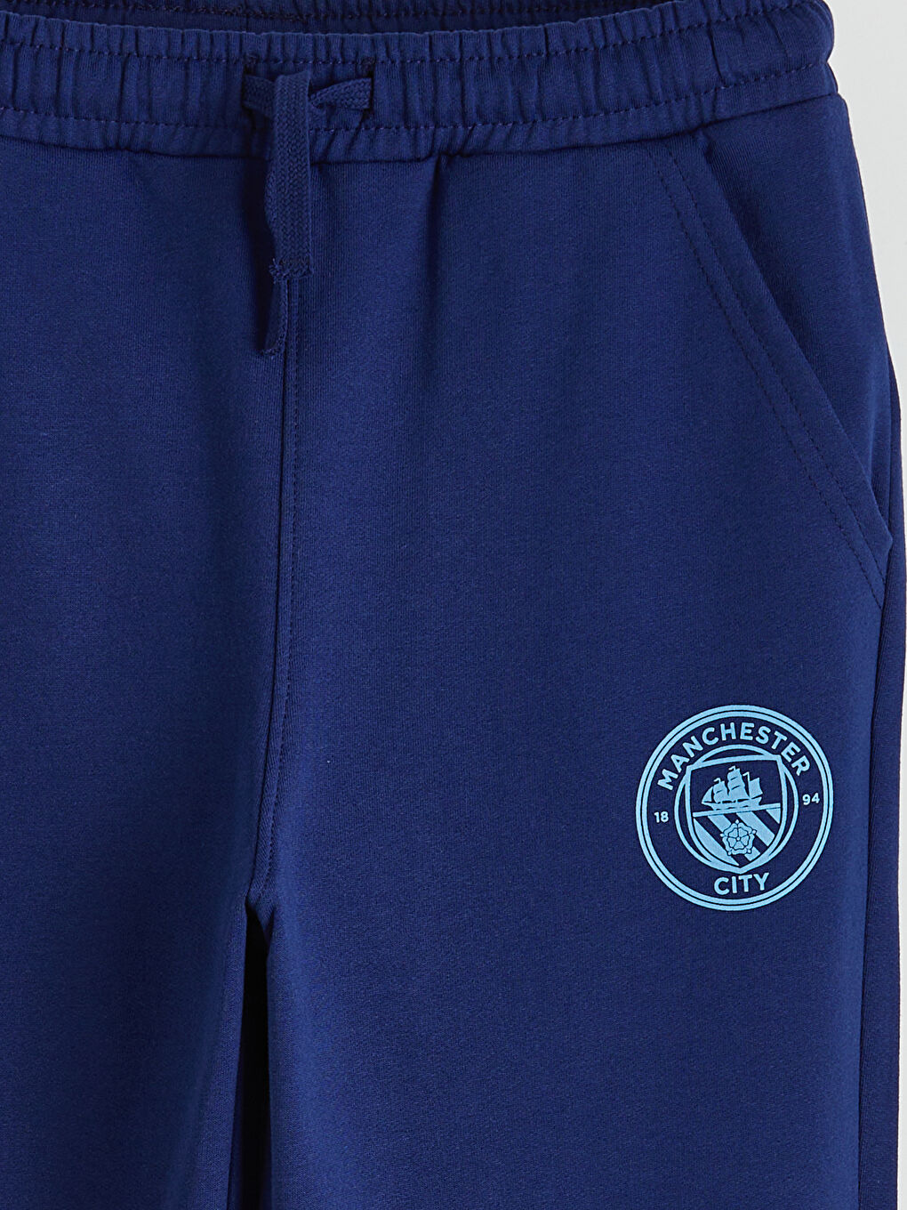 Lacivert Manchester City Lisanslı Erkek Çocuk Jogger Eşofman Altı-3