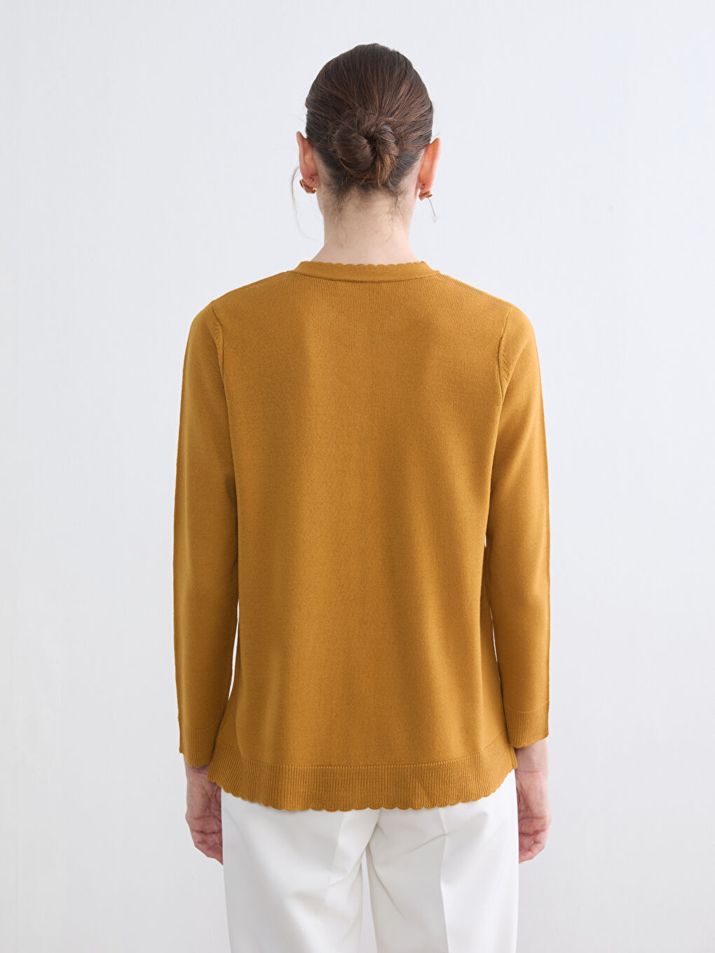 Woman YELLOW Cardigan-3