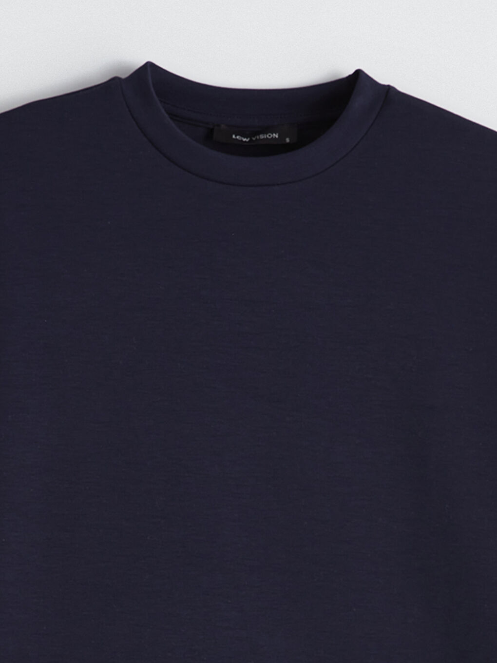 Lacivert Ekose  Oversize Soft Touch Kadın Sweatshirt-1