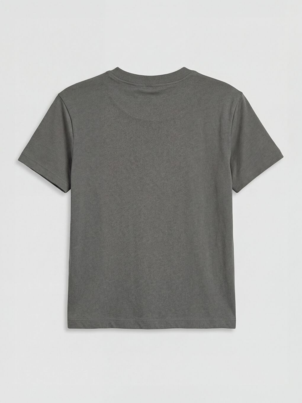 Gri Spider-Man Nakışlı Erkek Çocuk Tişört-1