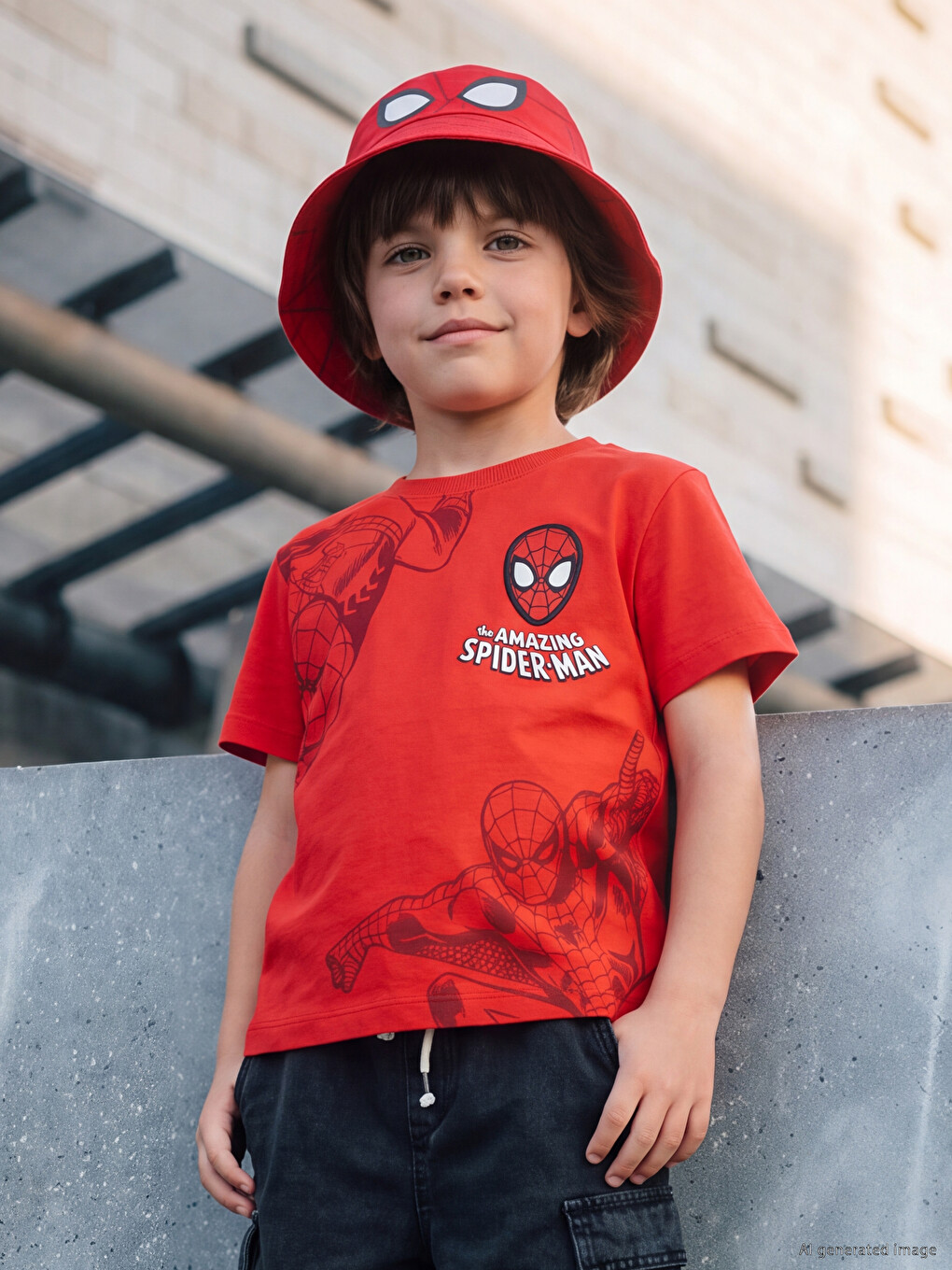Spider-man Embroidered Boys' T-shirt