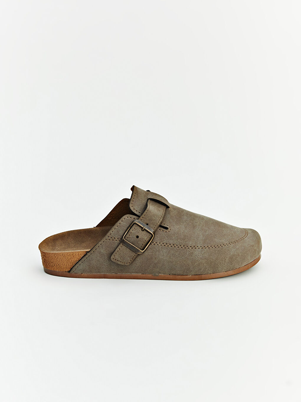 Antrasit Süet Görünümlü Kadın Ev Terliği-2