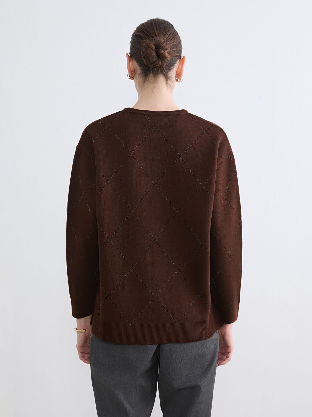 Γυναίκα ΚΑΦΕ Πουλόβερ-3