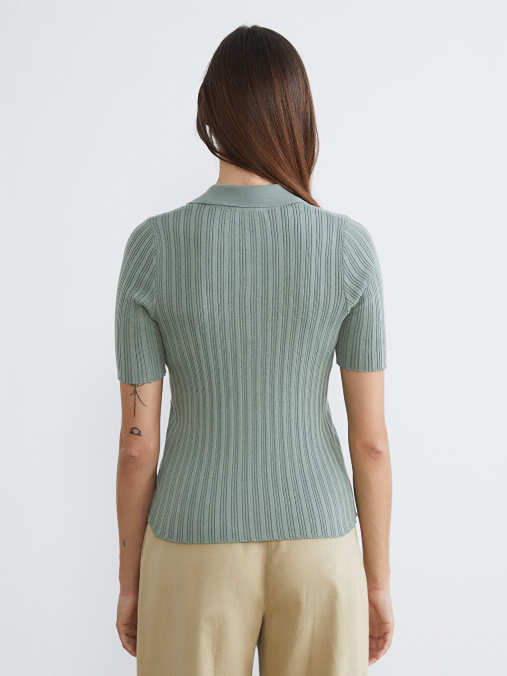 Woman GREEN Sweater-3
