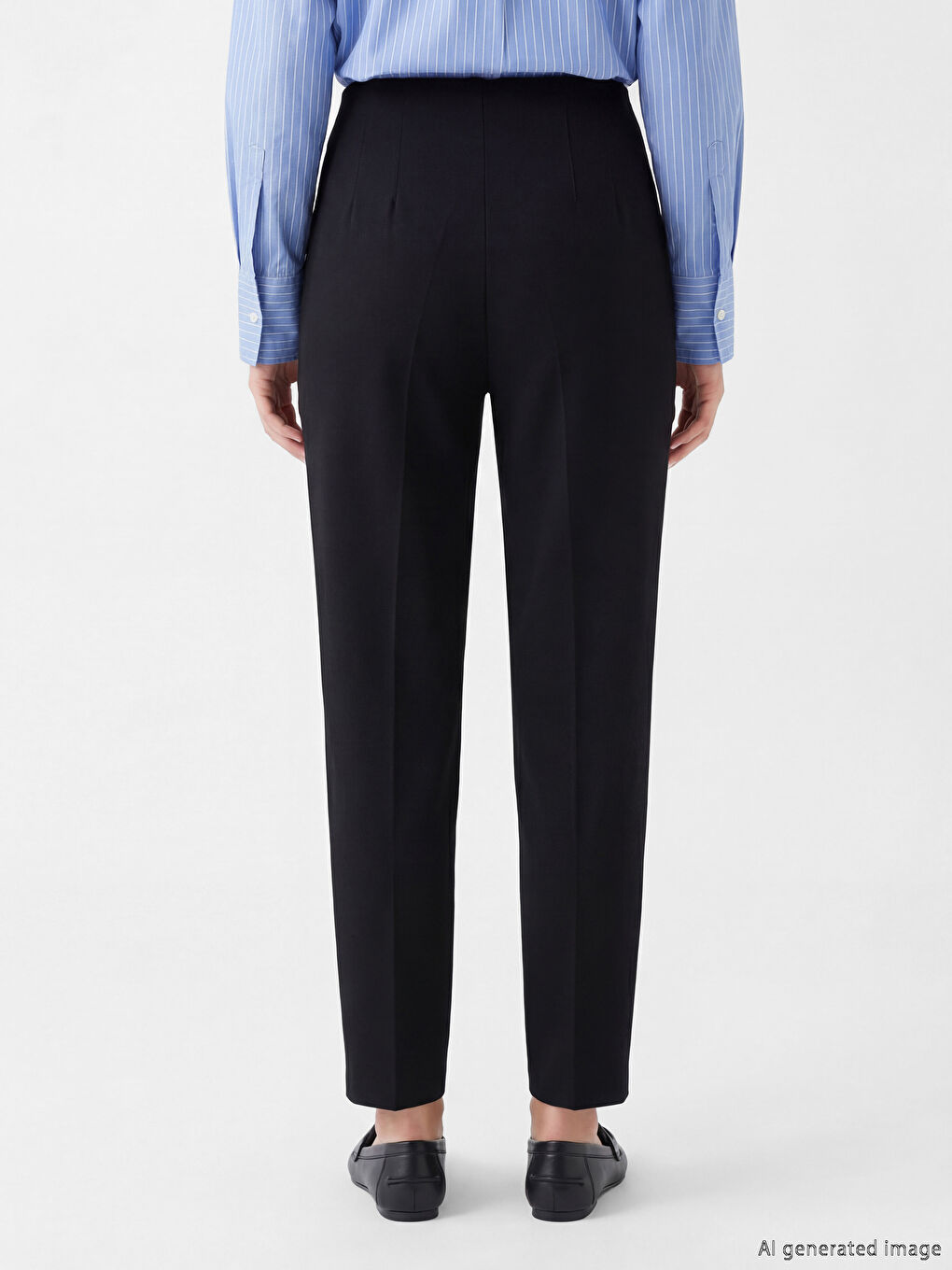 Pantalons de costume NOIR Femme-3