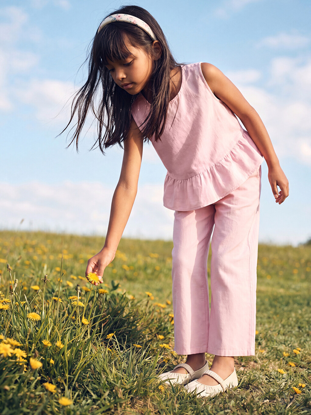 Girls' Blouse and Pants Set